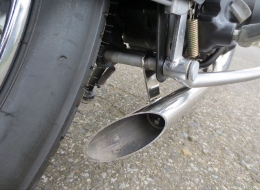 カブ用【ステンレス】ドラッグパイプマフラー　c50 c90カブ スーパーカブ