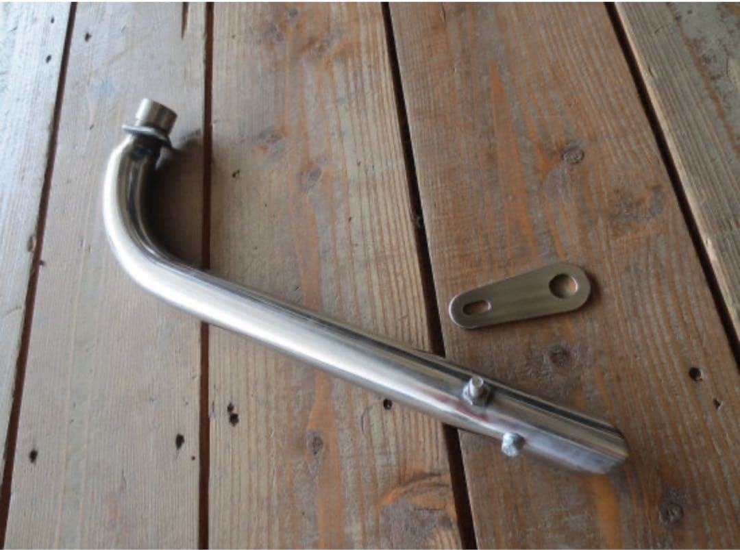 カブ用【ステンレス】ドラッグパイプマフラー　c50 c90カブ スーパーカブ