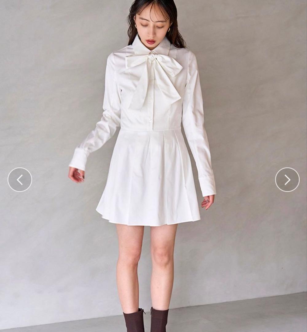 【SNIDEL】シャツコンビチュニック