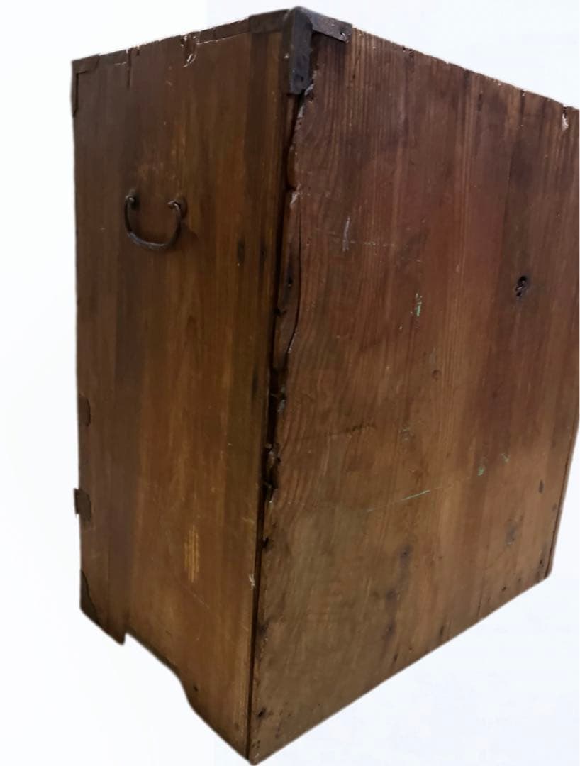 【送料無料】昭和レトロ 古家具◆薬箪笥 薬棚 升目 アンティーク 小物入れにも