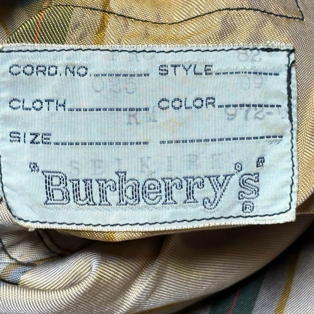 60s～70s REGDタグオールドバーバリートレンチコートBURBERRY’S