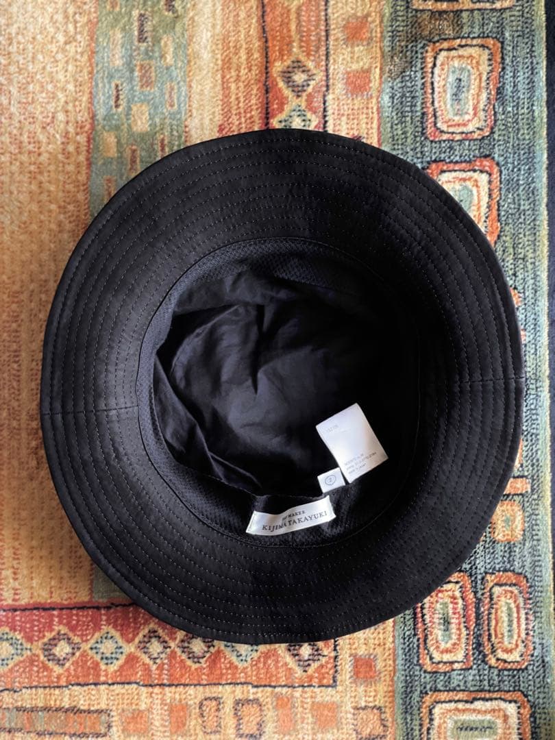 KIJIMA TAKAYUKI ヌバックレザー プリムハット