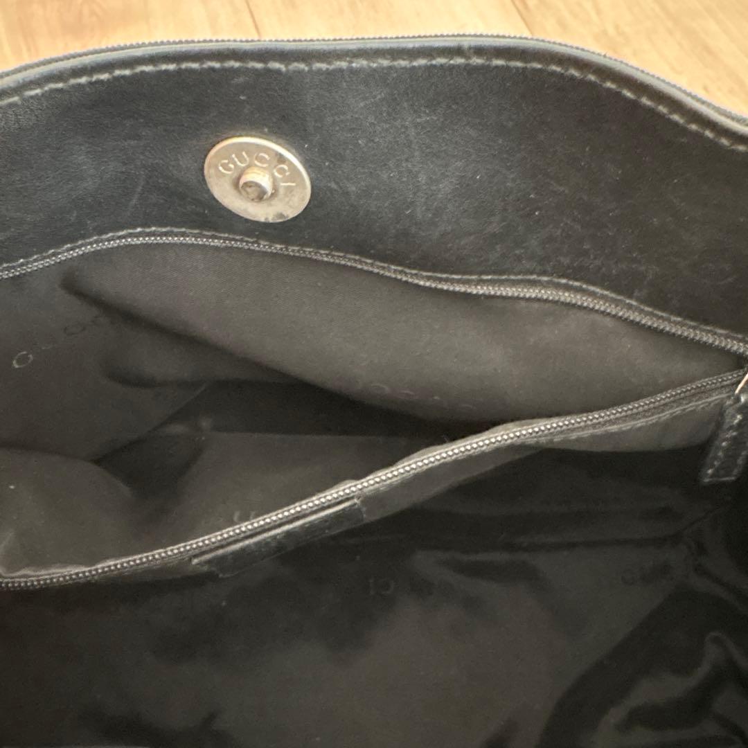 ぱんだ GUCCI グッチ ナイロン×レザー 肩掛けバッグ ワンショルダー