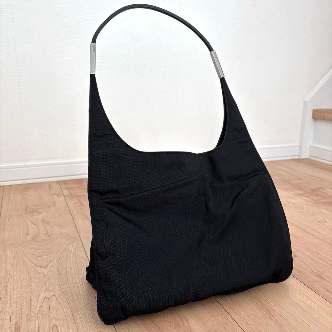 ぱんだ GUCCI グッチ ナイロン×レザー 肩掛けバッグ ワンショルダー