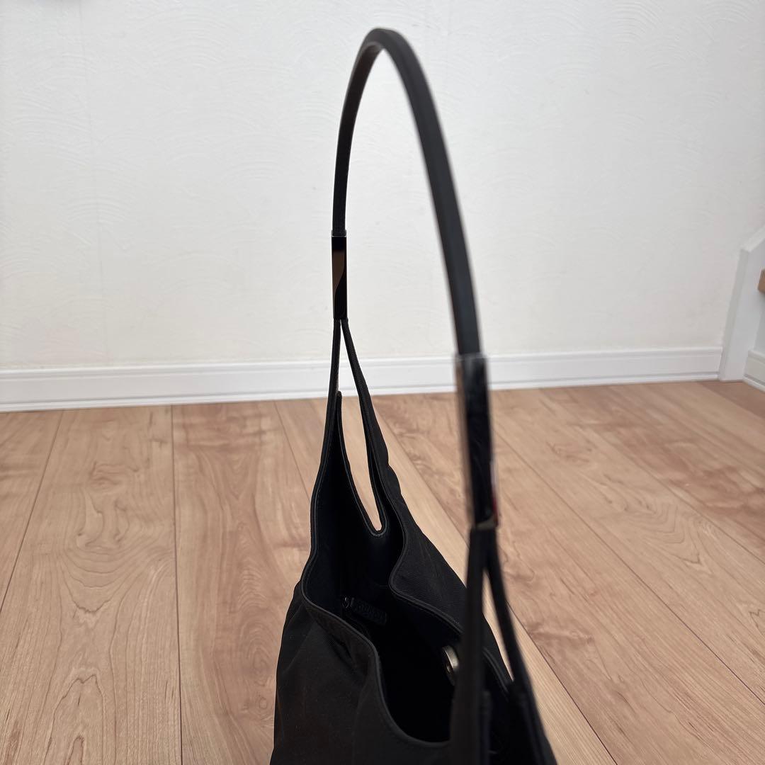 ぱんだ GUCCI グッチ ナイロン×レザー 肩掛けバッグ ワンショルダー