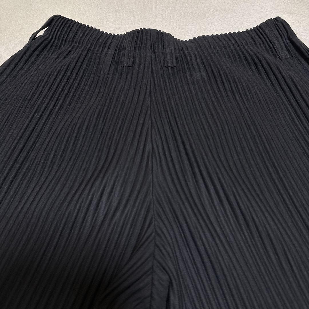 HOMME PLISSE ISSEY MIYAKE プリーツパンツ 2 ブラック