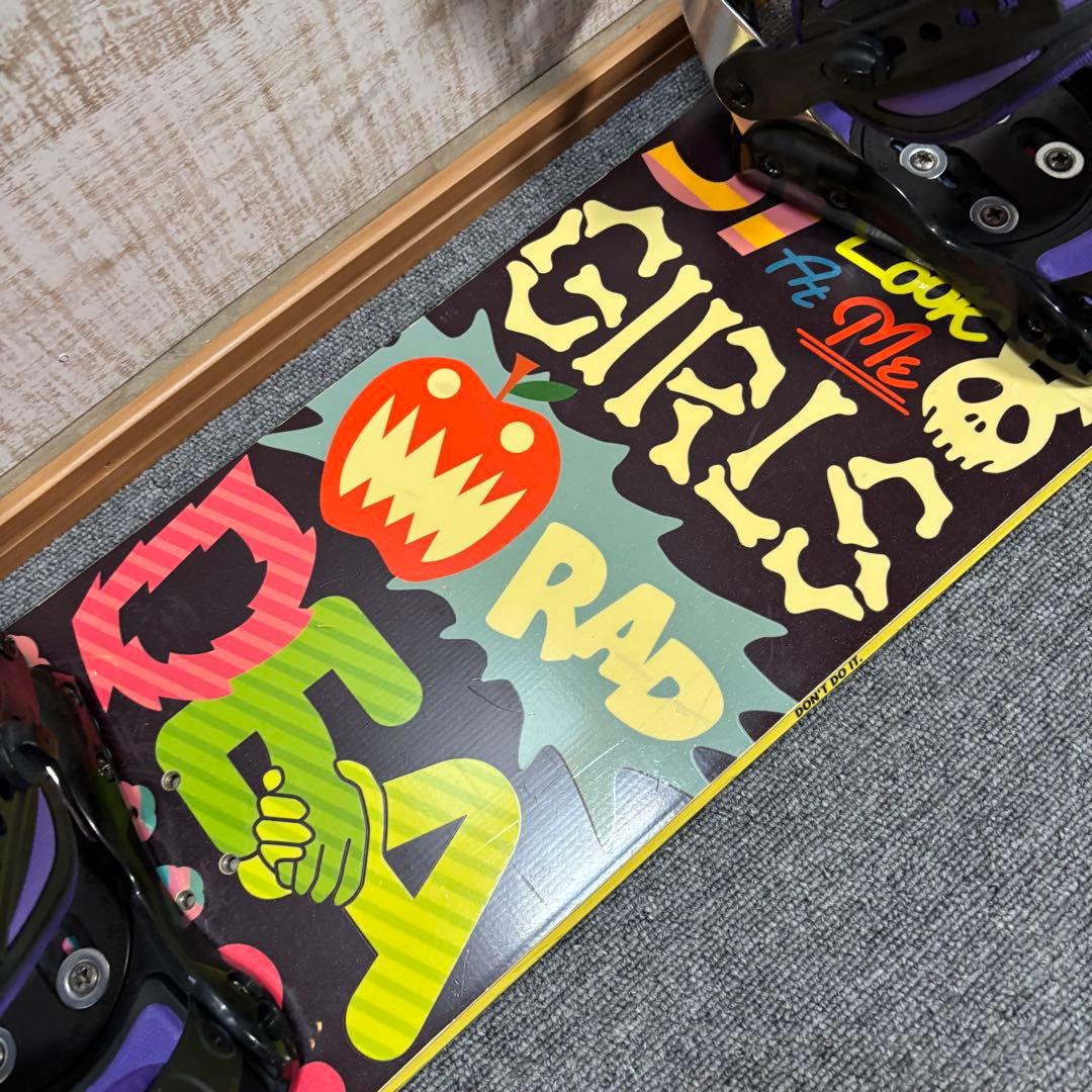【送料無料】DEATHLABEL スノーボードセットセッティング込み