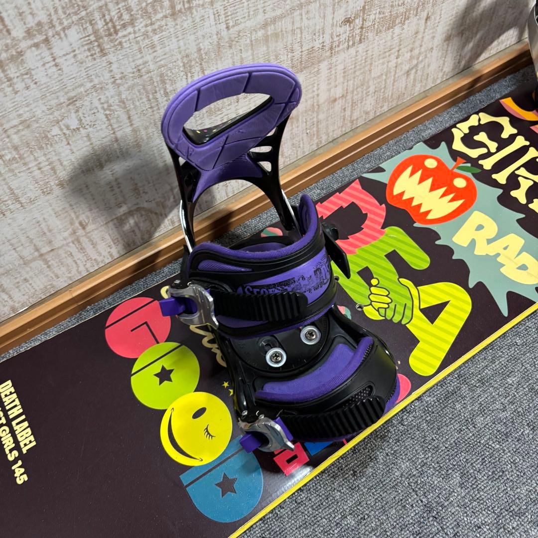 【送料無料】DEATHLABEL スノーボードセットセッティング込み