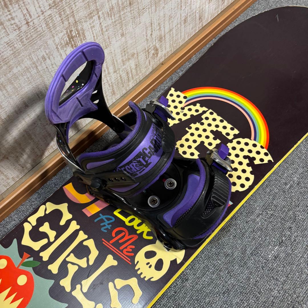 【送料無料】DEATHLABEL スノーボードセットセッティング込み