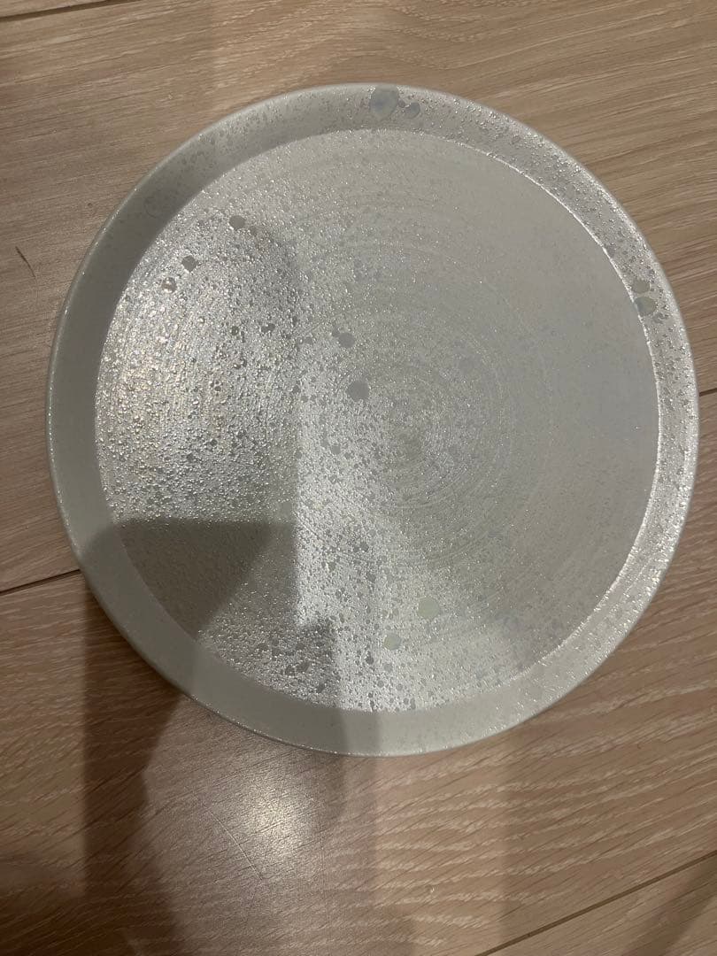 波佐見焼　IREKO ラスターグレー　パールホワイト　プレート4枚セット