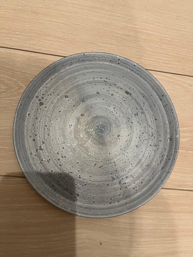 波佐見焼　IREKO ラスターグレー　パールホワイト　プレート4枚セット