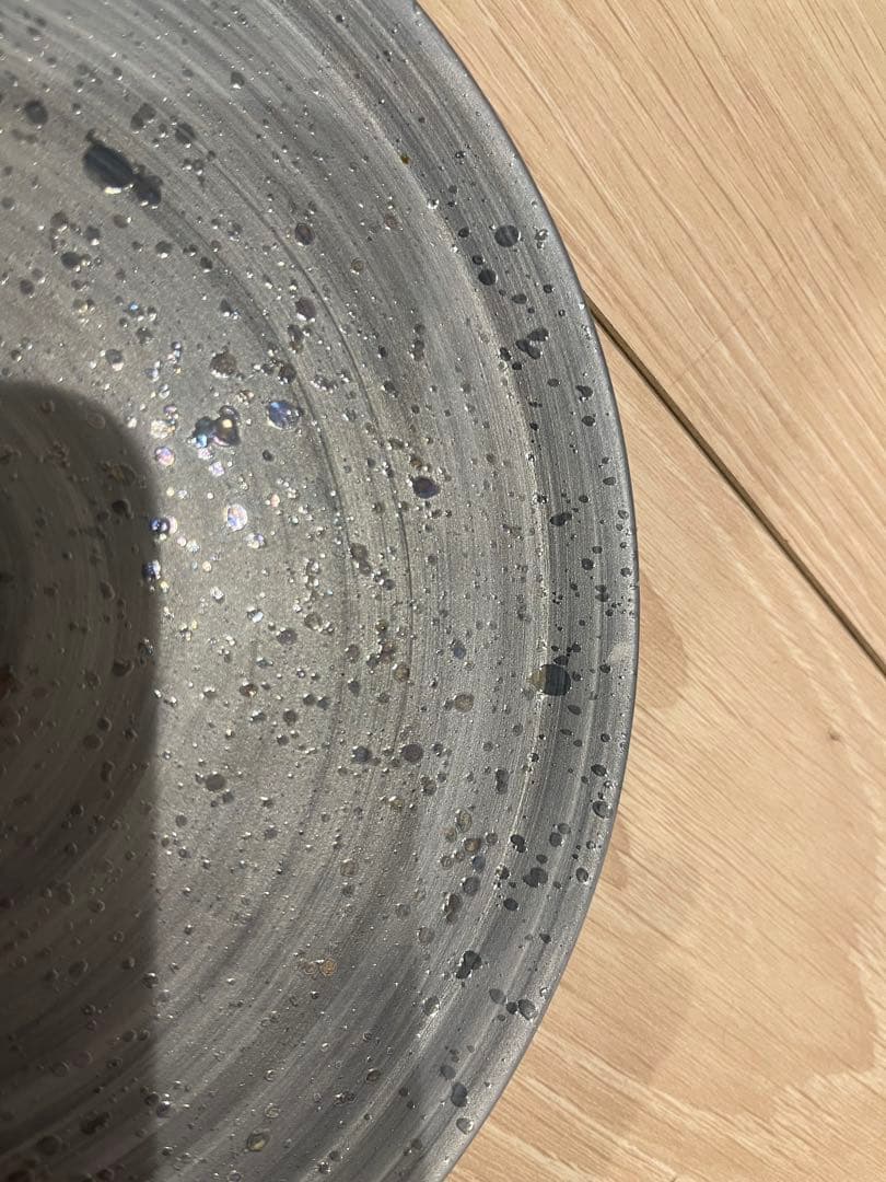 波佐見焼　IREKO ラスターグレー　パールホワイト　プレート4枚セット