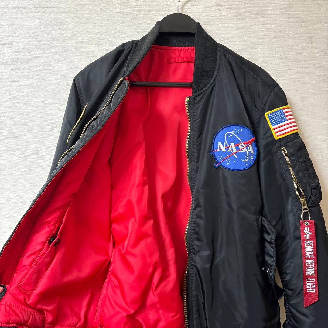 希少 アルファインダストリーズ MA-1 NASA アポロ フライトジャケット