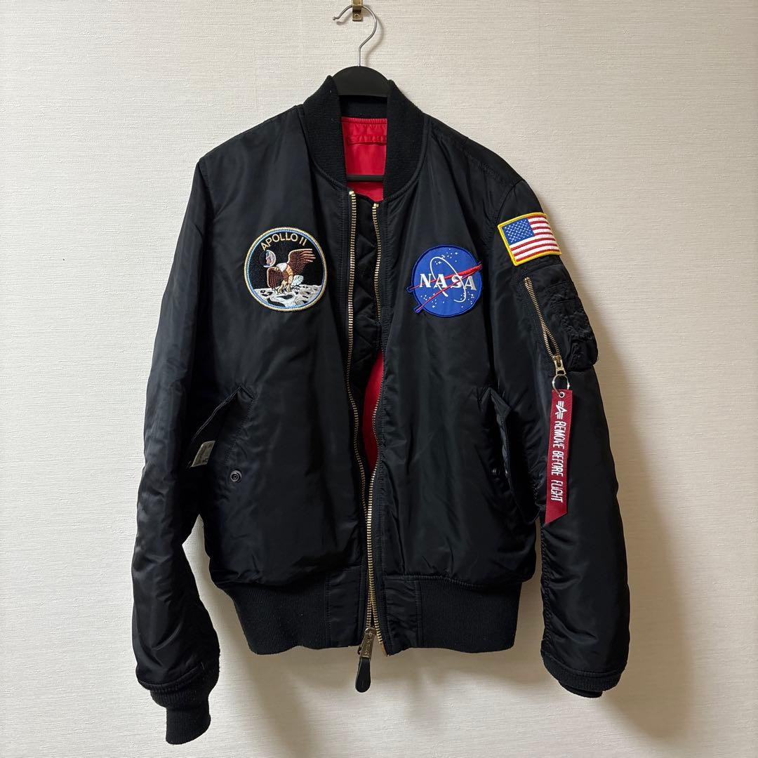 希少 アルファインダストリーズ MA-1 NASA アポロ フライトジャケット