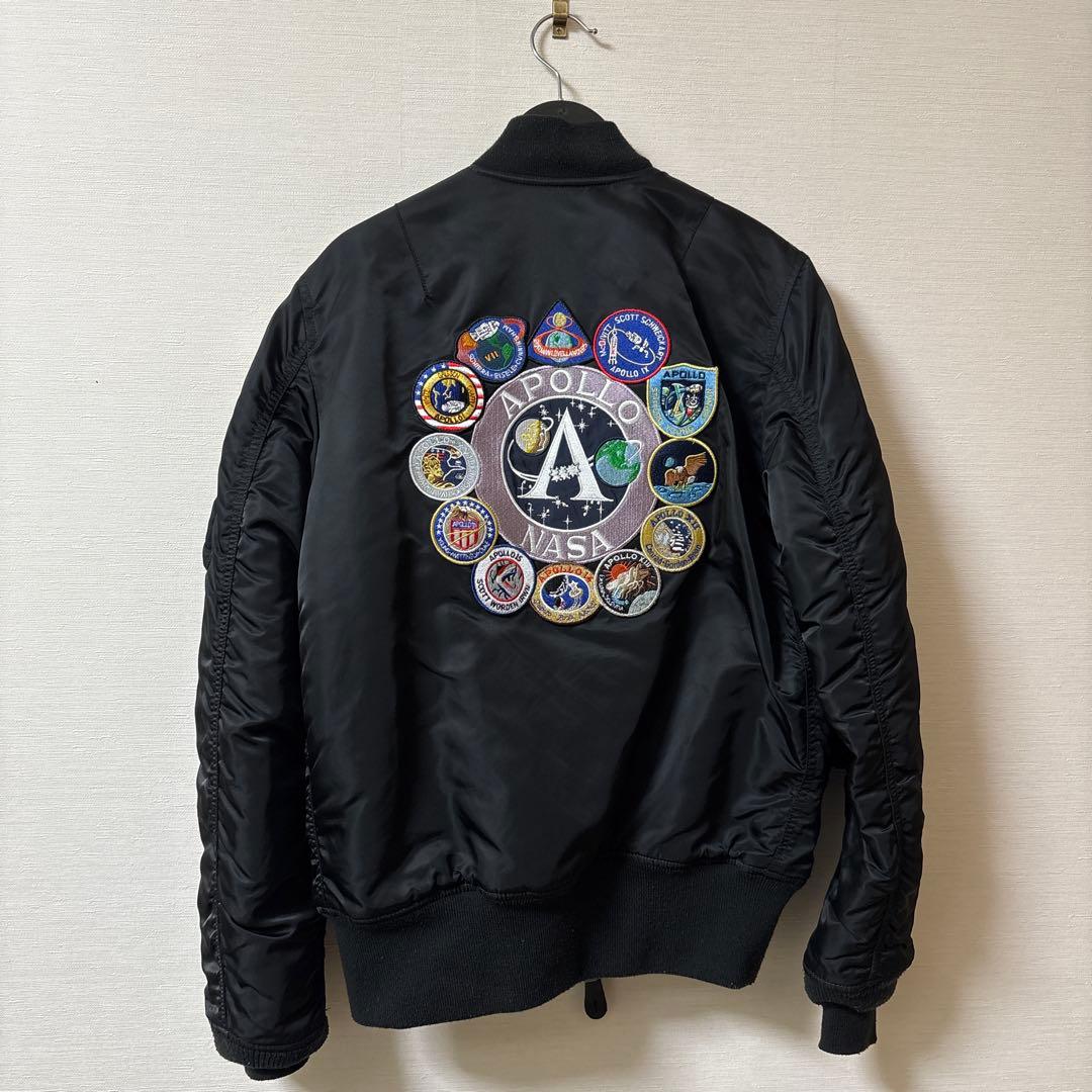 希少 アルファインダストリーズ MA-1 NASA アポロ フライトジャケット