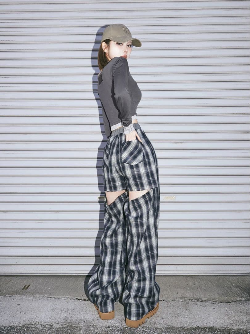 専用　Darich（ダーリッチ） ドッキングチェックルーズパンツ