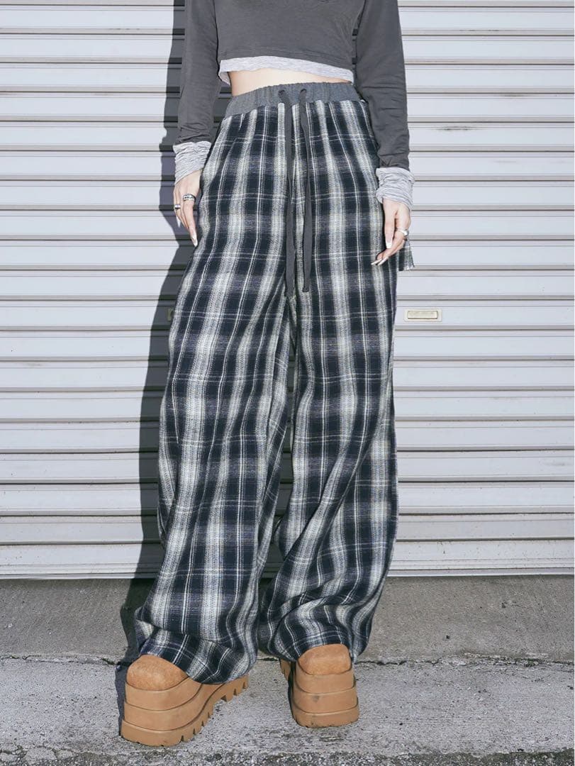 専用　Darich（ダーリッチ） ドッキングチェックルーズパンツ