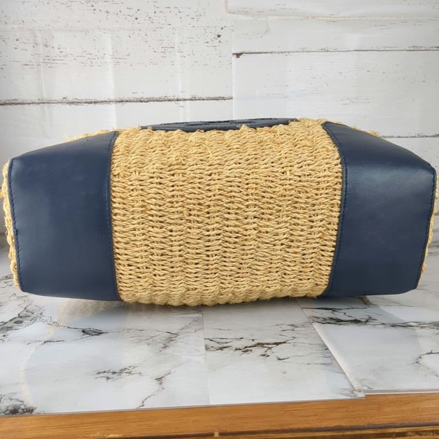 【人気】トリーバーチ☆エラ　トートバッグラフィア　カゴ肩掛け A4可