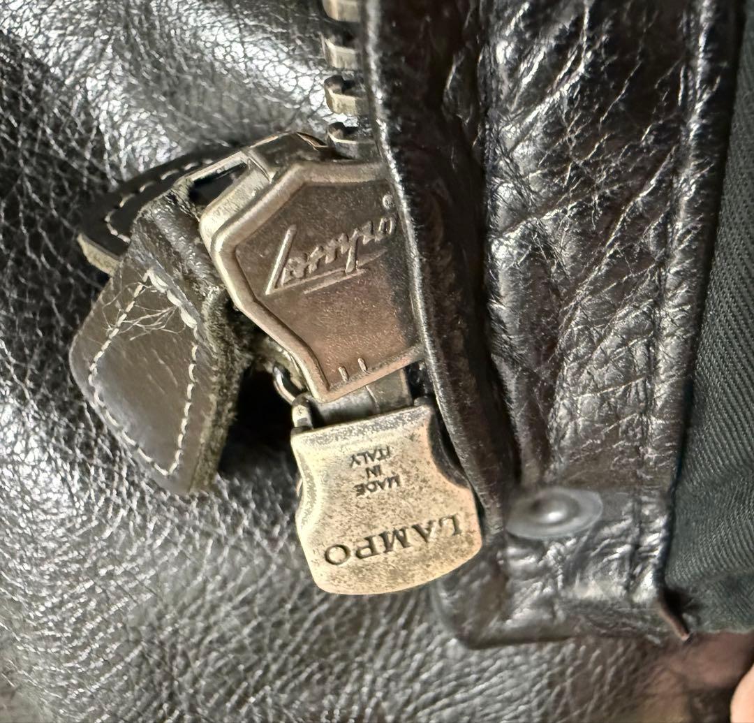 90sラルフローレン レザーダウンベスト Ralph Lauren