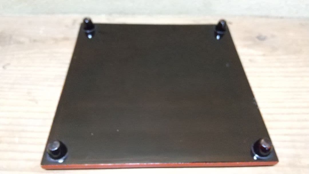 骨董 朱塗の小ぶりな脚付きお膳 8膳 とても可愛い！