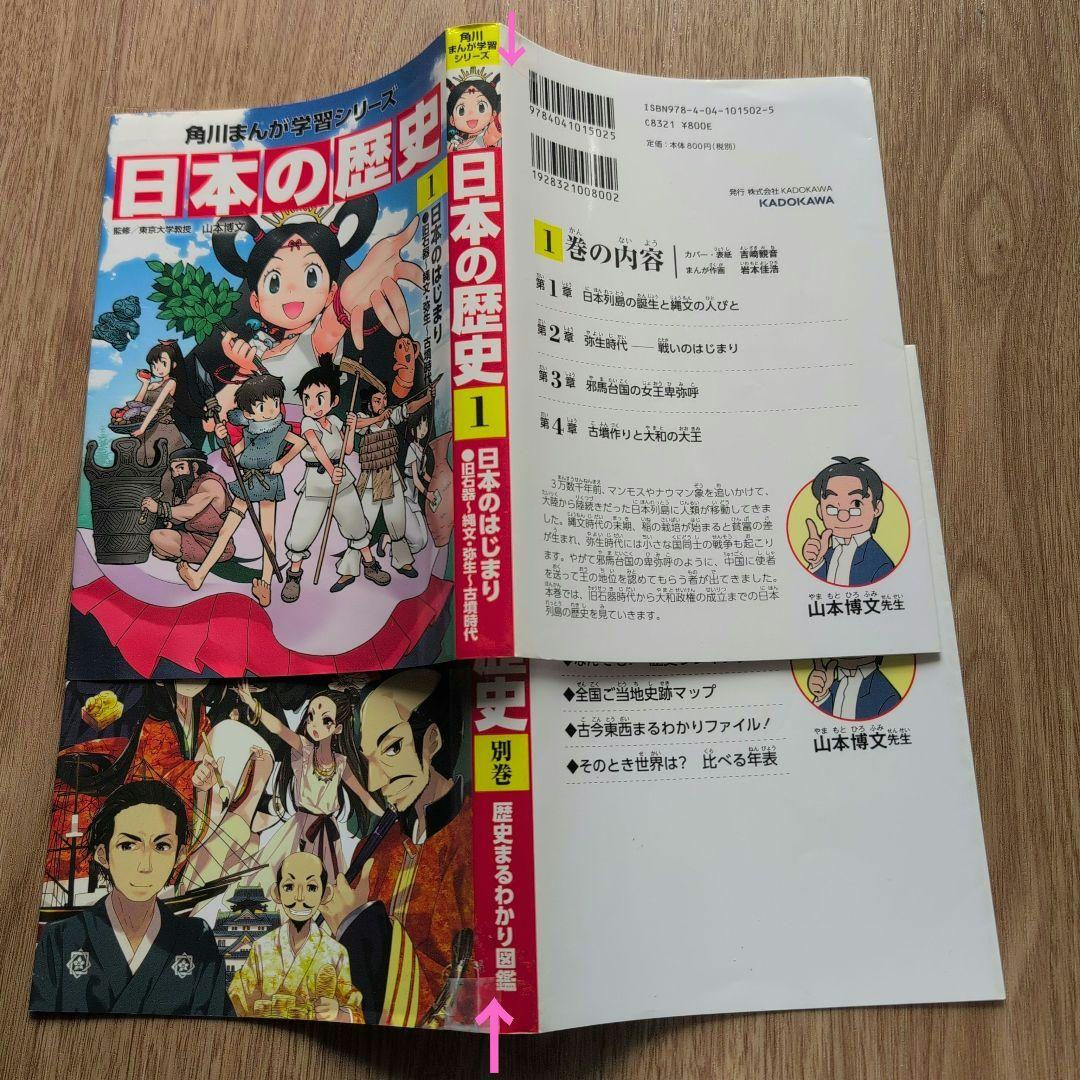 ★USED【角川まんが学習シリーズ 日本の歴史 全15巻+別巻1冊セット】