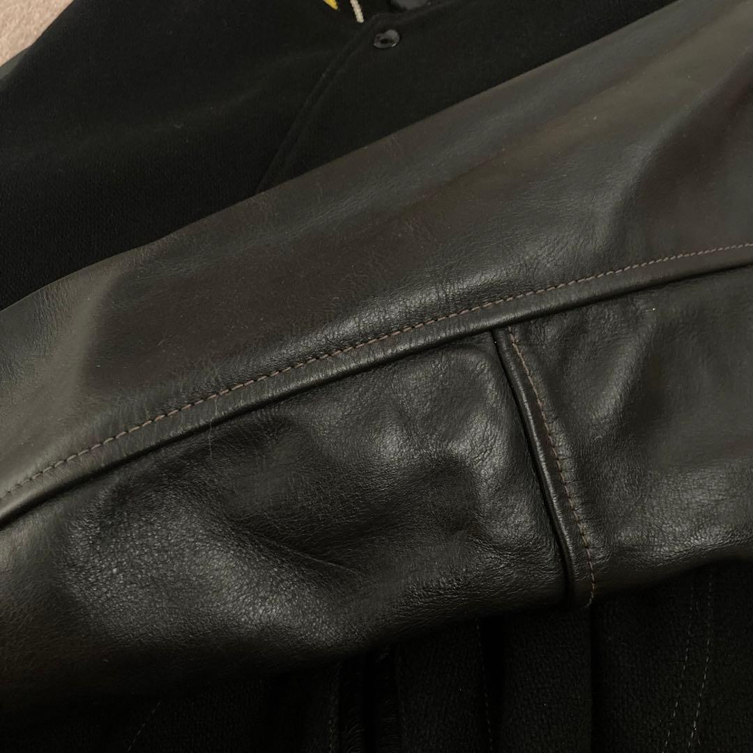 136◆THE REAL McCOY'S WOOL VARSITY JACKET