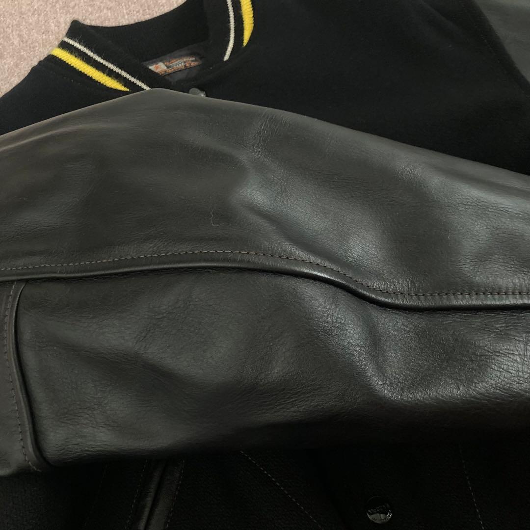 136◆THE REAL McCOY'S WOOL VARSITY JACKET