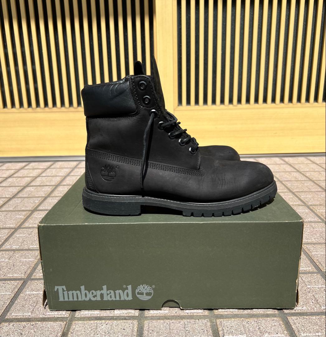 Timberland ブラック ハイカットブーツ