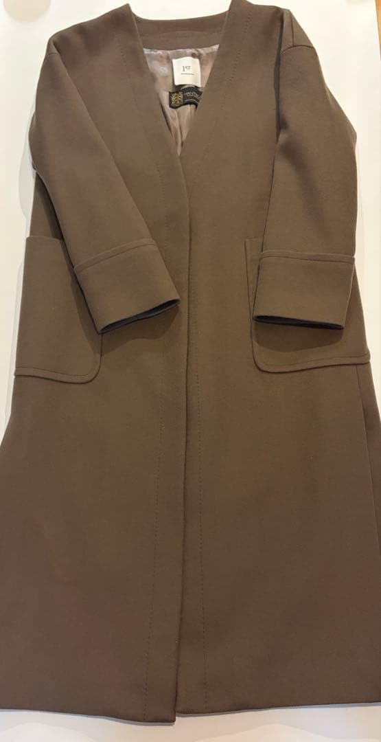 プルミエアロンディスモン　ノーカラーコート　サイズ36