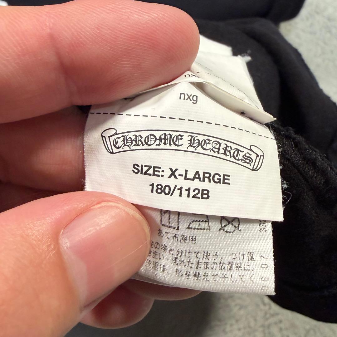 クロムハーツ　MATTY BOY ロンT XLサイズ　ブラック　ビッグロゴ　黒