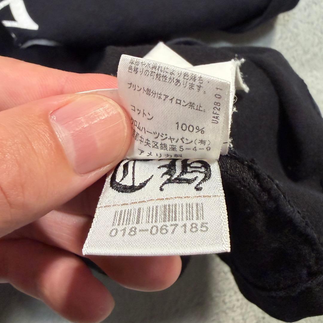 クロムハーツ　MATTY BOY ロンT XLサイズ　ブラック　ビッグロゴ　黒