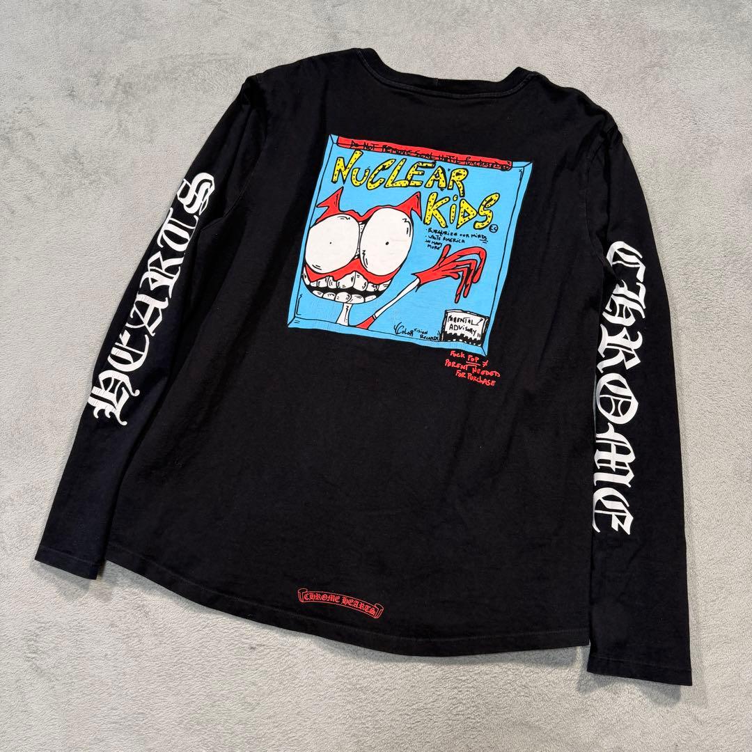 クロムハーツ　MATTY BOY ロンT XLサイズ　ブラック　ビッグロゴ　黒