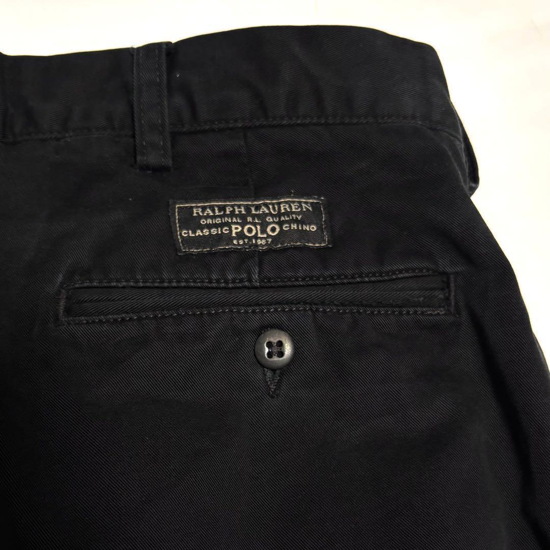90s 00s古着　ラルフローレン ANDREW チノパン　ポロチノ　ツータック