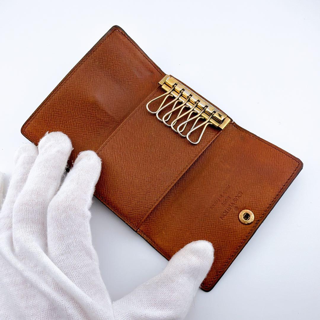 【美品】ルイヴィトン モノグラム ミュルティクレ6 キーケース ヴィンテージ