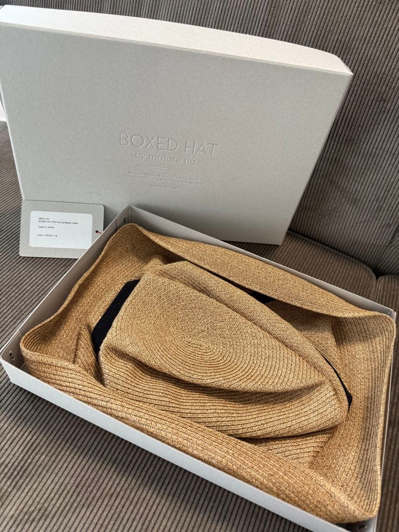 【新品未使用品】mature ha マチュアーハ ボックスドハット 帽子