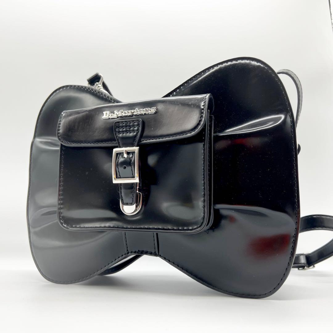 美品✨ドクターマーチン　ショルダーバッグ　リュック　リボン　2way　ブラック