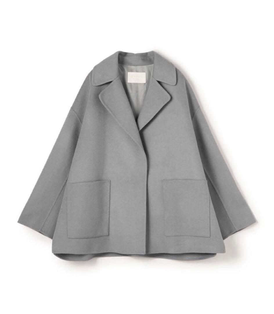 Ballsey プレミアムウールリバー オープンカラーショートコート