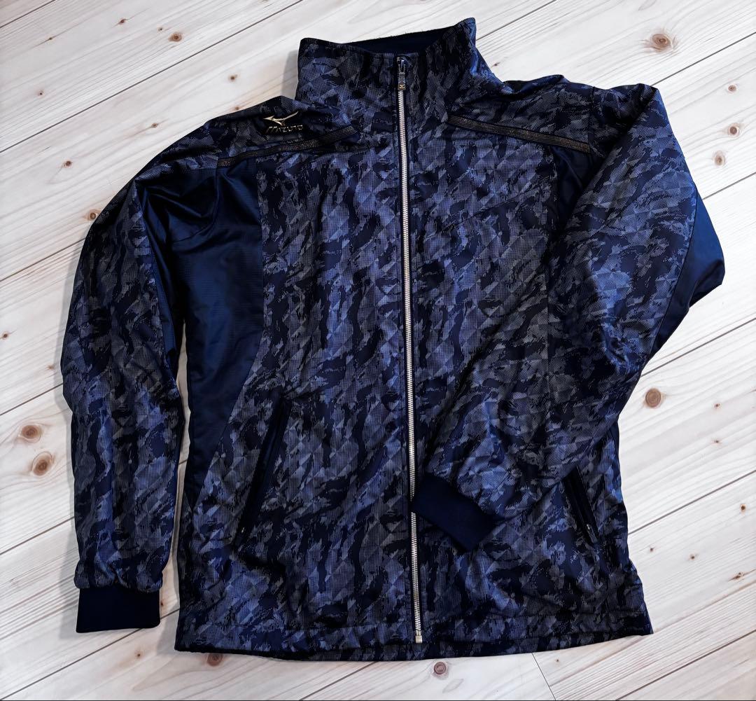 ミズノプロ ブレスサーモ ウィンドブレーカー　セットアップ カモフラ　迷彩