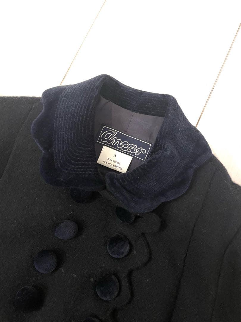 新品　ancar スペイン　コート　100 110 3y お受験　フォーマル