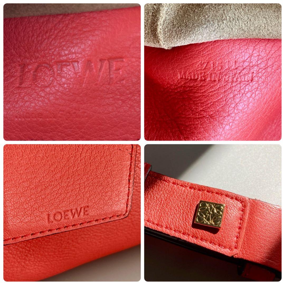 美品 LOEWE ロエベ アマソナ28 ハンド ショルダーバッグ レザー 後期型