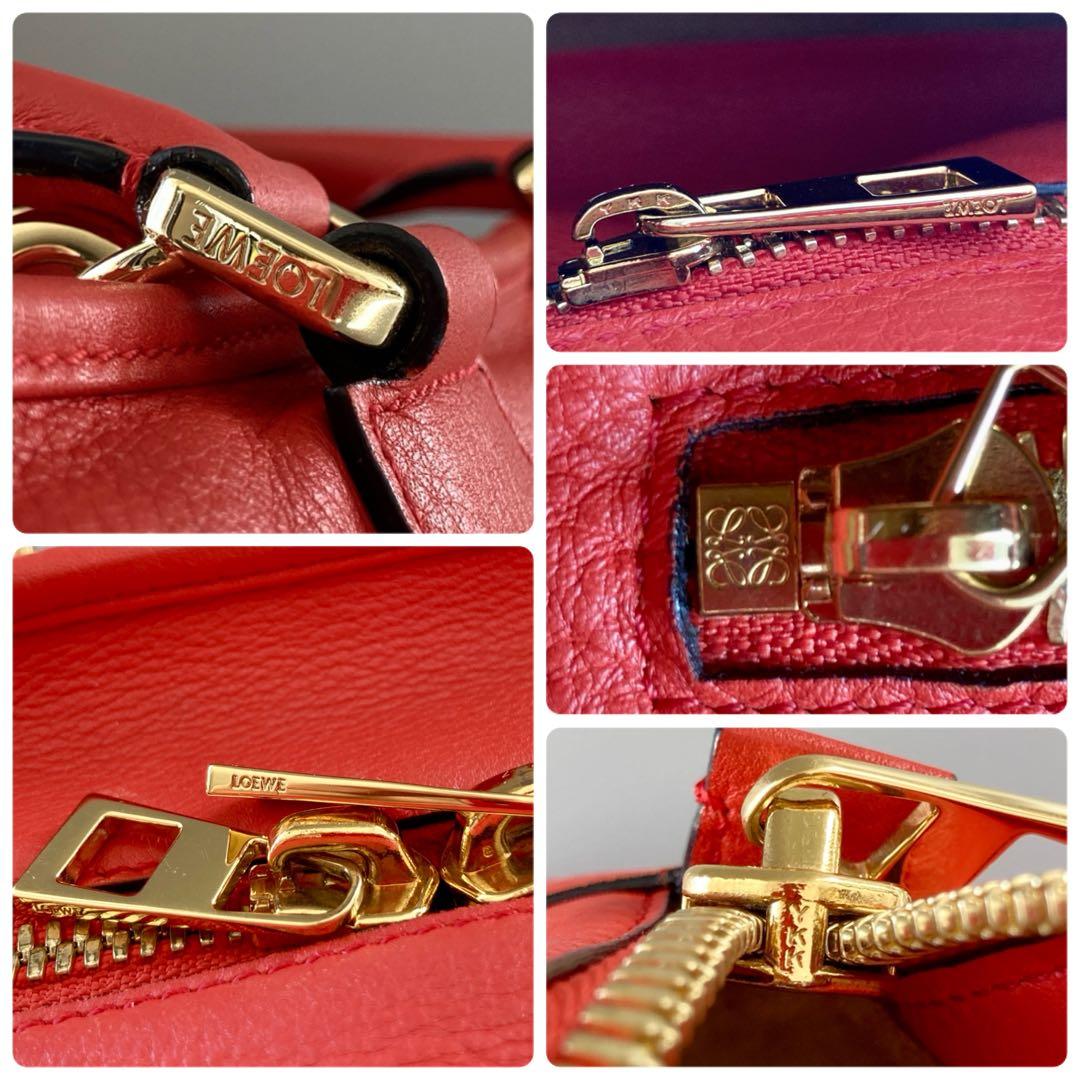 美品 LOEWE ロエベ アマソナ28 ハンド ショルダーバッグ レザー 後期型