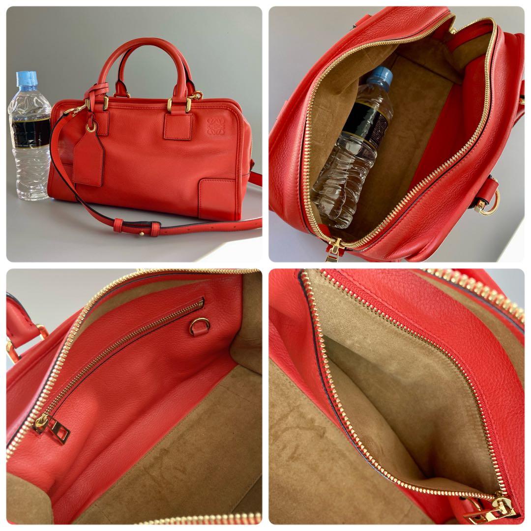 美品 LOEWE ロエベ アマソナ28 ハンド ショルダーバッグ レザー 後期型