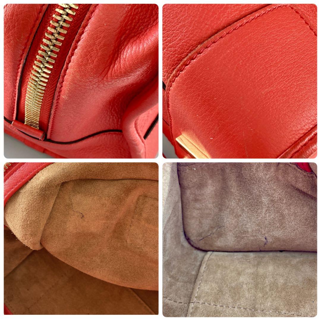 美品 LOEWE ロエベ アマソナ28 ハンド ショルダーバッグ レザー 後期型