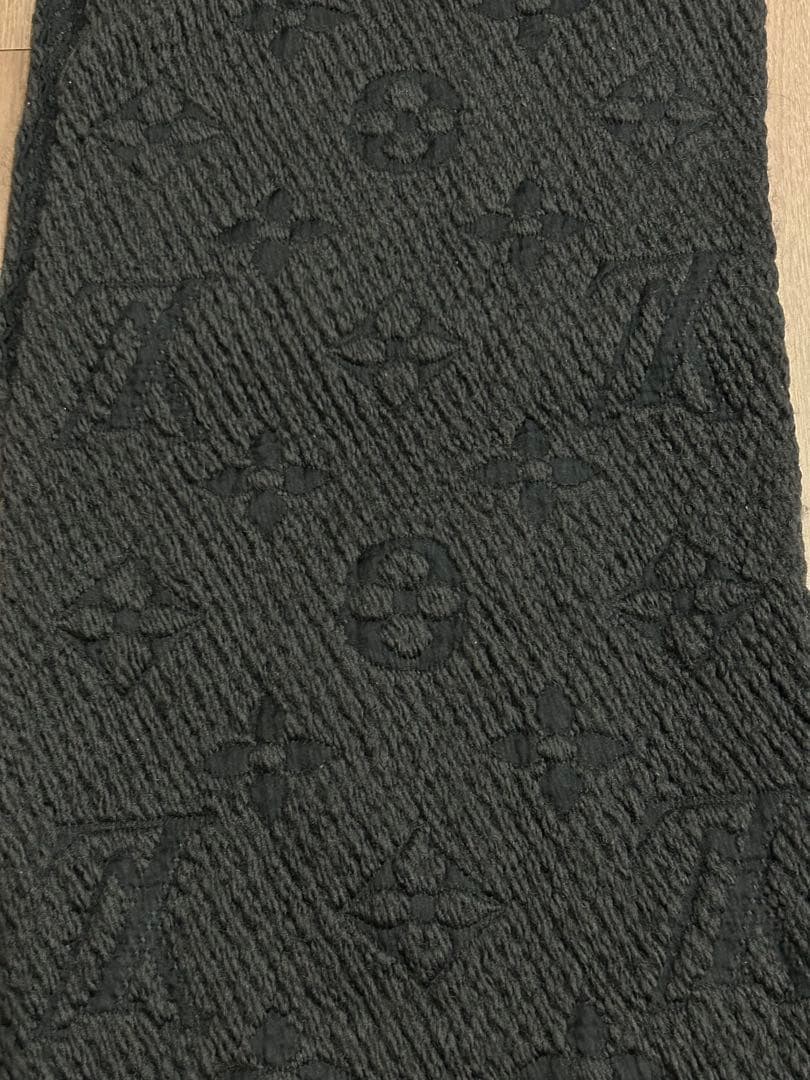 う*さ様 ルイビィトン マフラー ブラック 黒 正規品 モノグラム