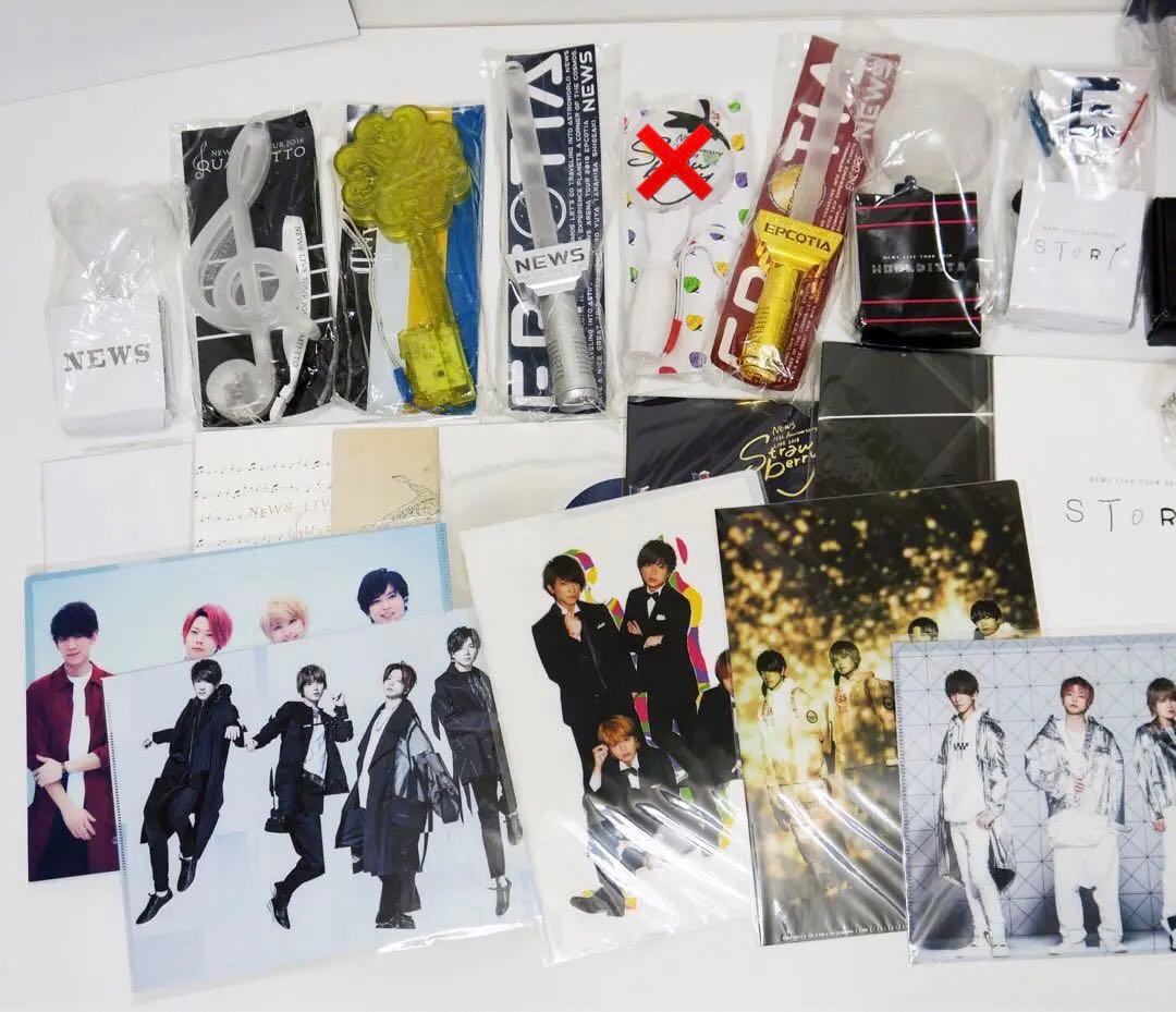 NEWS コンサートグッズ　バラ売り3つ〜可能CDクリアファイルパンフペンラ