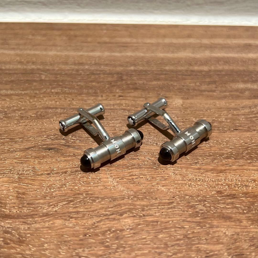 【美品】Montblanc モンブラン カフリンクス カフス シルバー 箱付