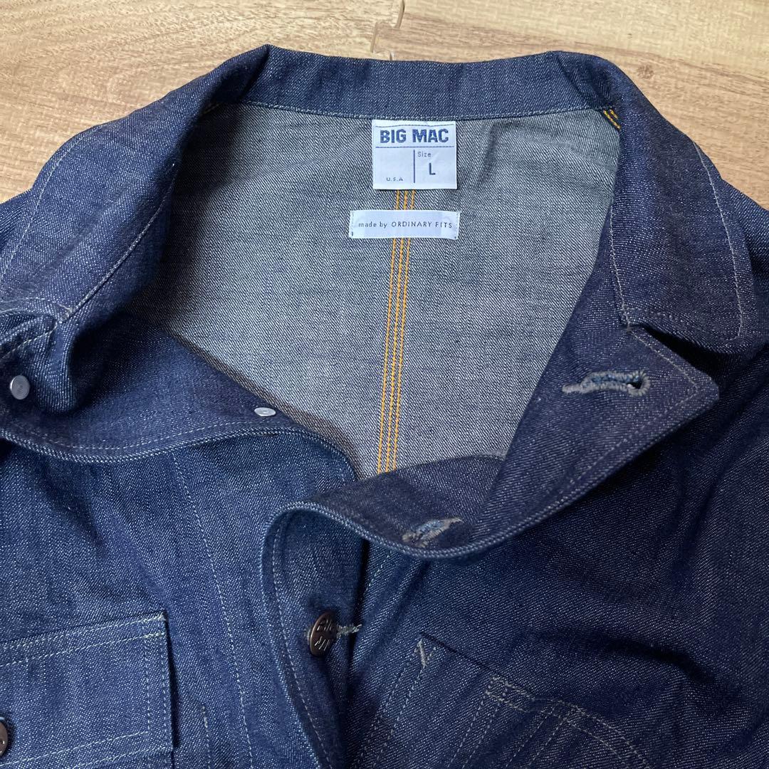 BIG MAC デニムカバーオール　Lサイズ