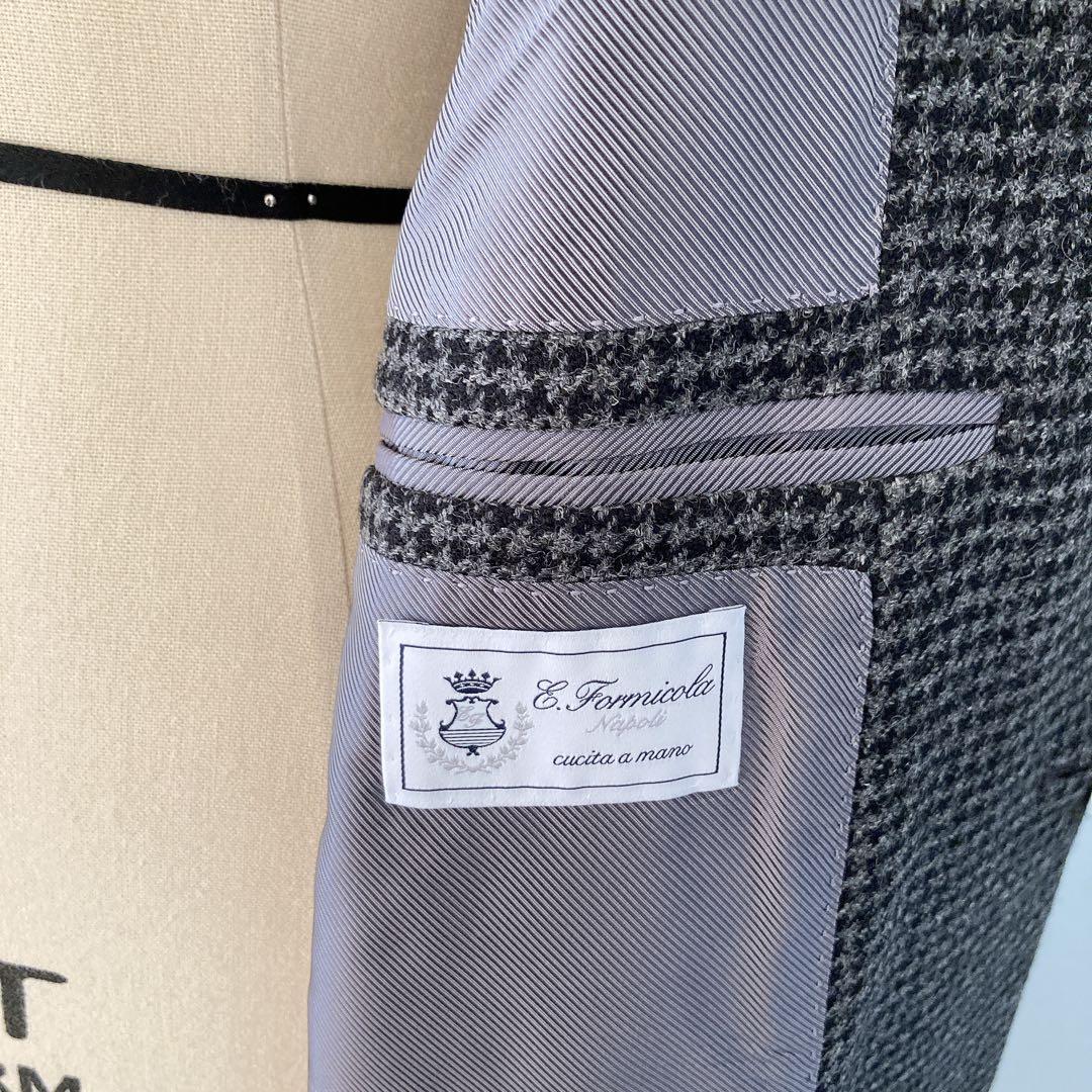 M12913【定価¥17万円相応】ユナイテッドアローズ ウールコート 千鳥格子