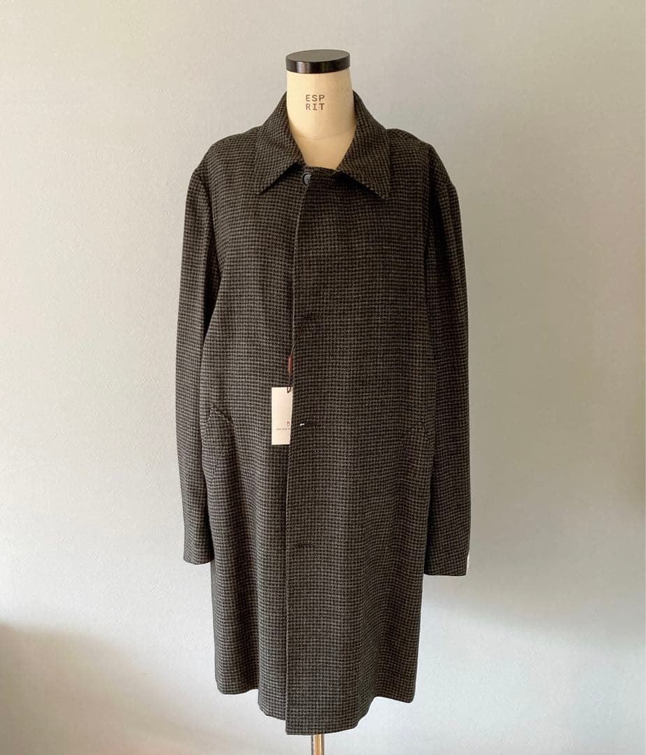 M12913【定価¥17万円相応】ユナイテッドアローズ ウールコート 千鳥格子