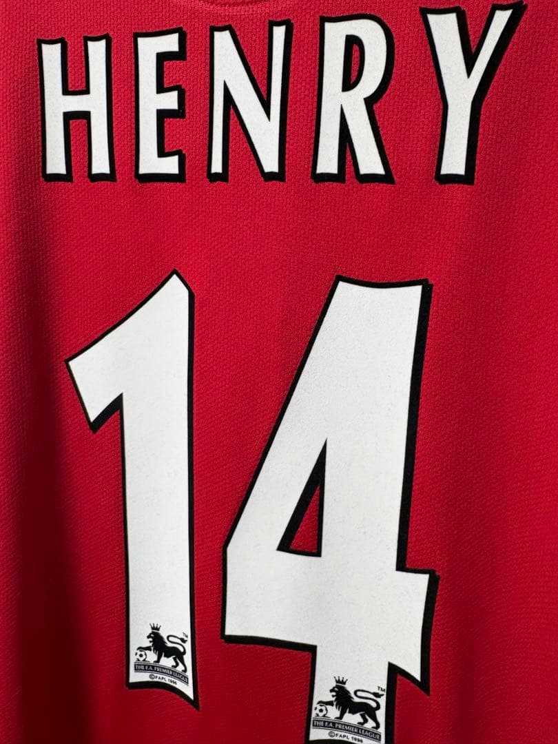 【完全正規品・現地購入】 アンリ アーセナル 06/08 ホームユニフォーム